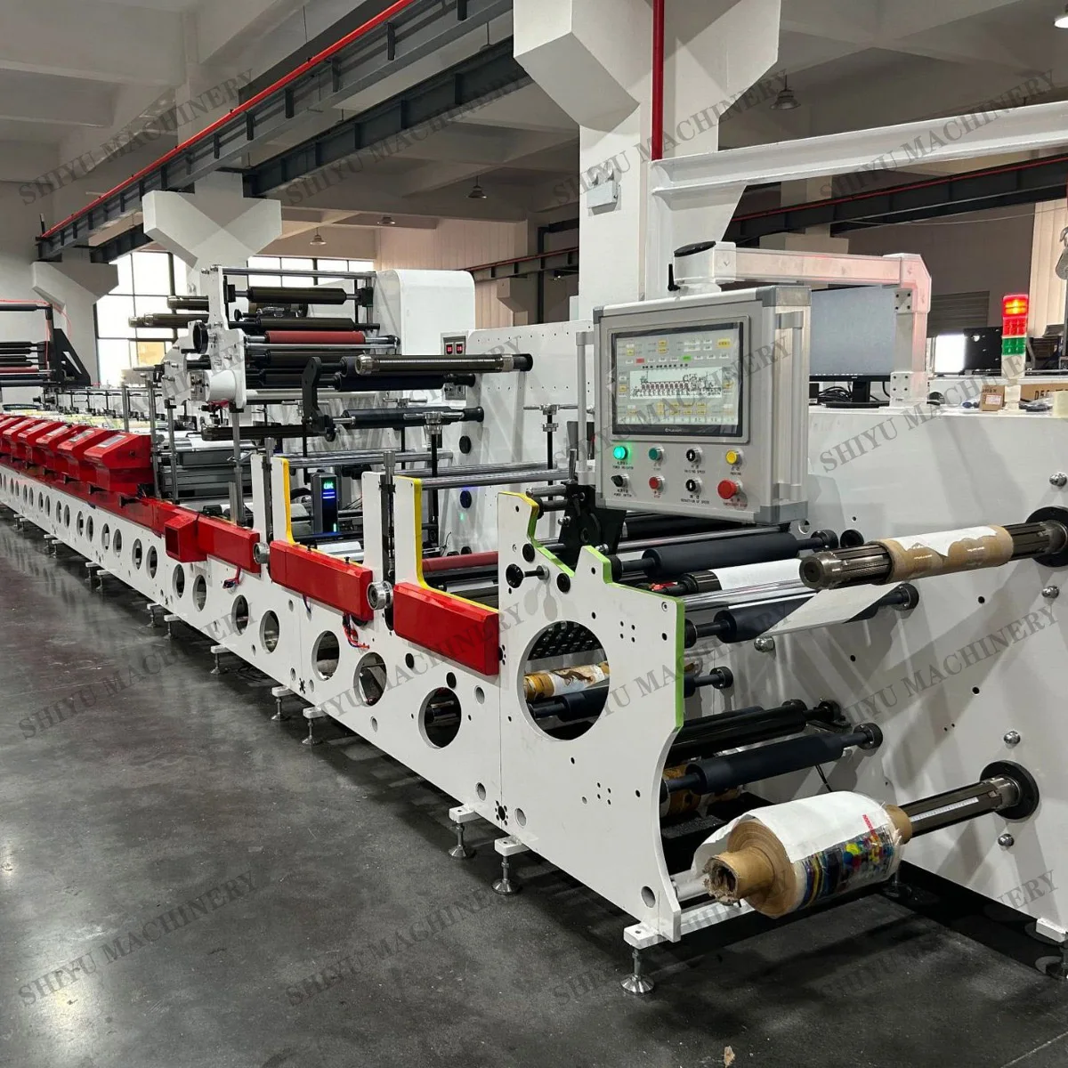 High-Speed 330 MM Paper Label Flexographic Printers Roll to Roll UV ...