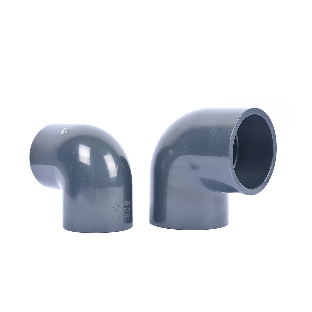 Cheap price Pipe Fitting UPVC Water Supply Plastic 90 Degree Elbow UPVC 90 Elbow from ChinaUPVC PIPE UPVC VALVE UPVC PIPE FITTING