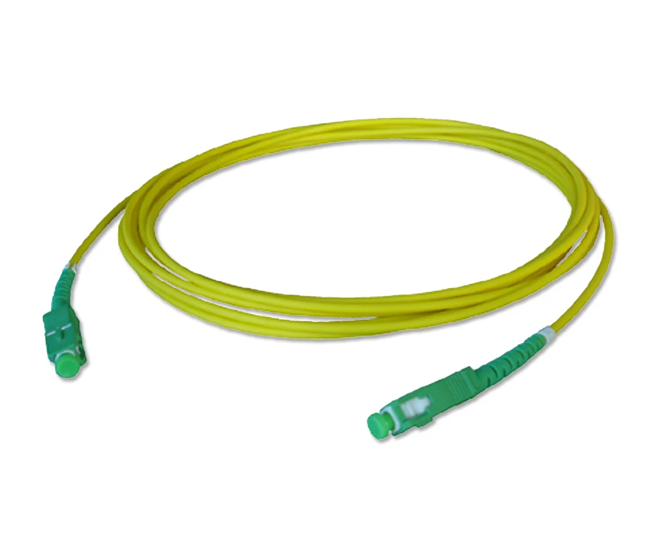 Fiber optic cable Simplex FTTH 1core cable with connector patch cord SC APC pigtail LSZH PVC