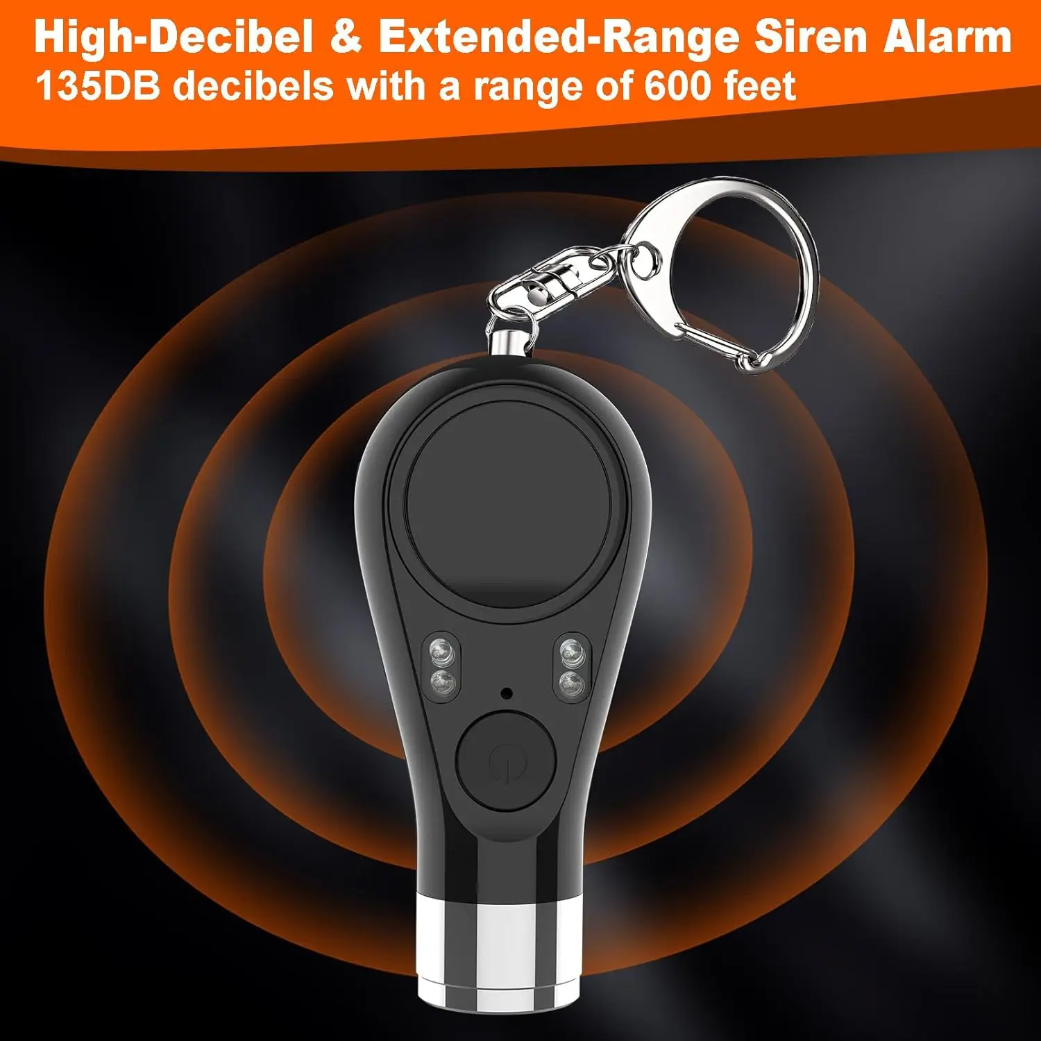 Personal Security Alarm for Women 140db Keychain Alarm