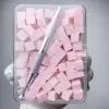 Pai pai cotton 100 pieces boxed with pen [pink]