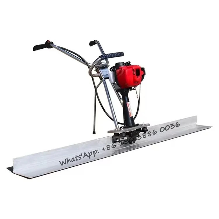 Construction Site Concrete Pavement Leveling Machine Integrated Vibrating Ruler Stainless Steel