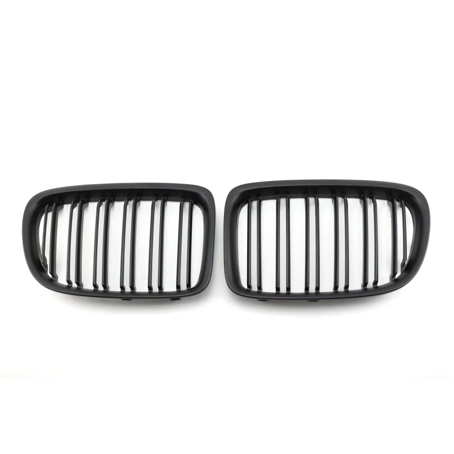 product tiypeor car abs grille in three colors carbon fiber pattern matte black front kidney grille for bmw x1 e84 2012 2016 models-4