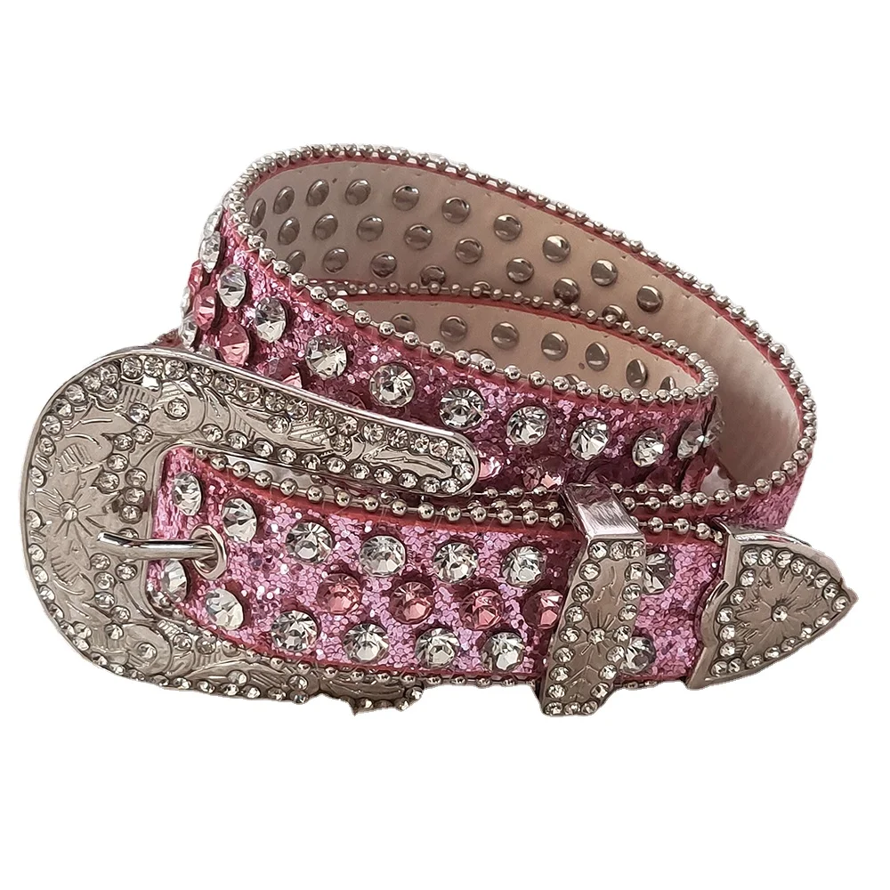 RTS Baby Girls Western Rhinestone Fashion Belts 31 Inches