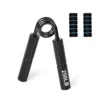 Black 250LB grip strengthener with 2 blue sponges