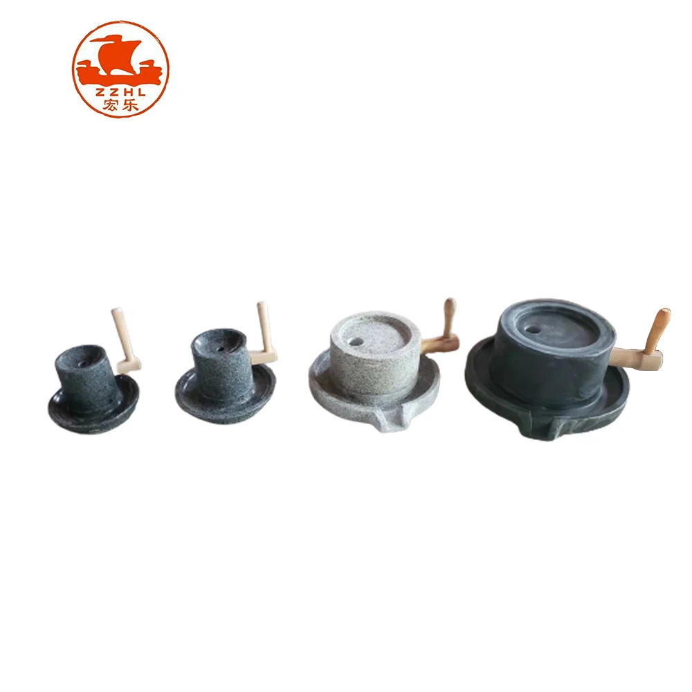 Bluestone Manual Stone Mill Grain Mill Grain Flour Grinder Machine Fine Grinder Grain Processing Line Manufacturer