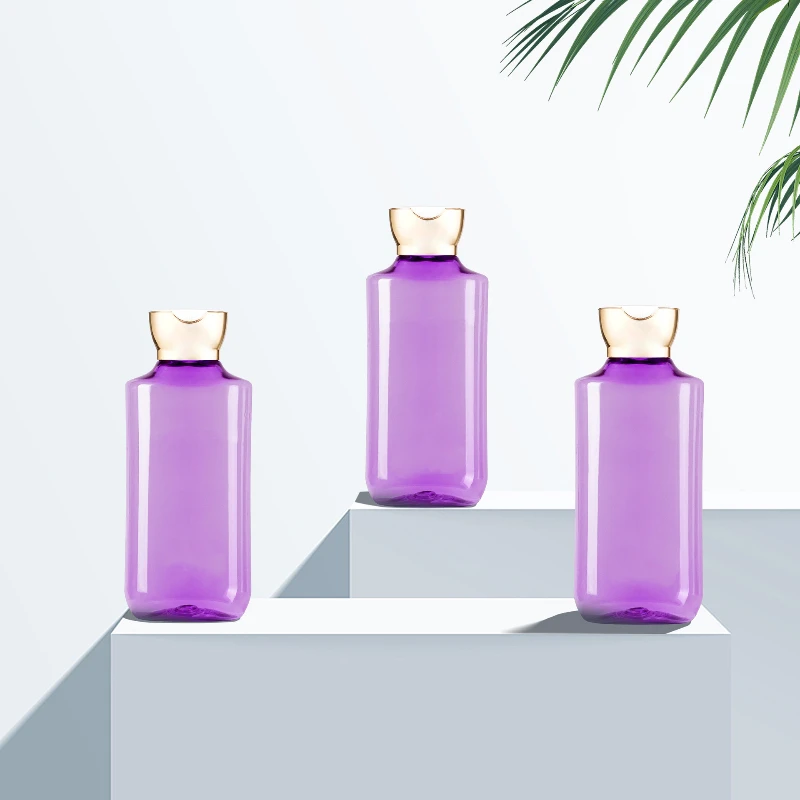 Factory Supply 250ML 300ML PET Empty Hair Conditioner Shampoo Packaging Plastic Cosmetic Bottle