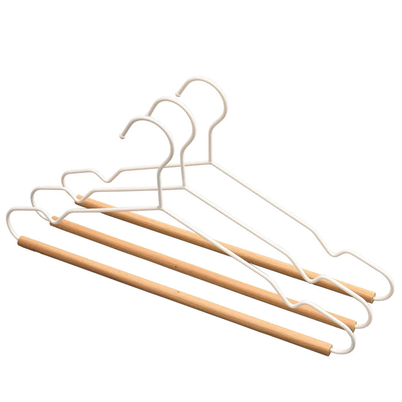 Fashionable Brand Classic Hotel Supplies Craft Multi Purpose Iron Wire Wood Hanger