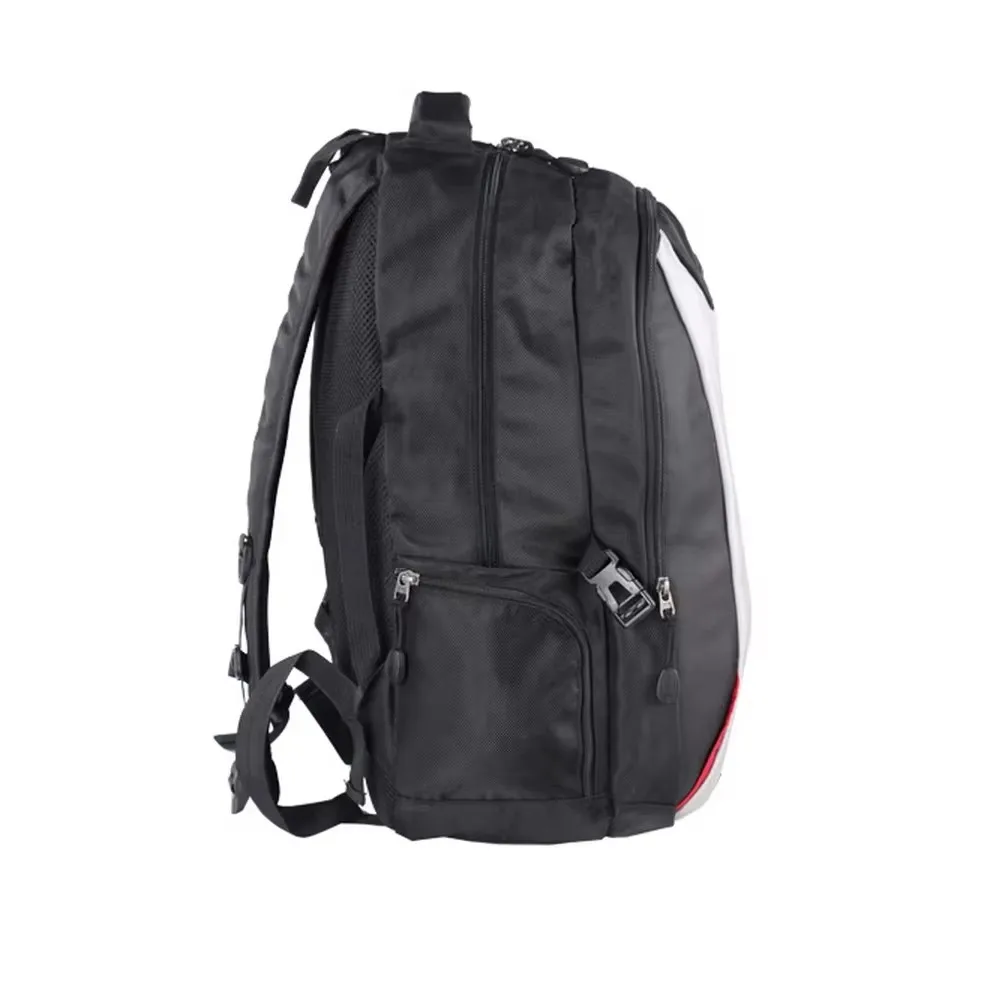 Customized Unisex Sport Backpack Arcuate Shoulder Strap Soft Handle Polyester Zipper Closure Waterproof Outdoor Rucksack Camping