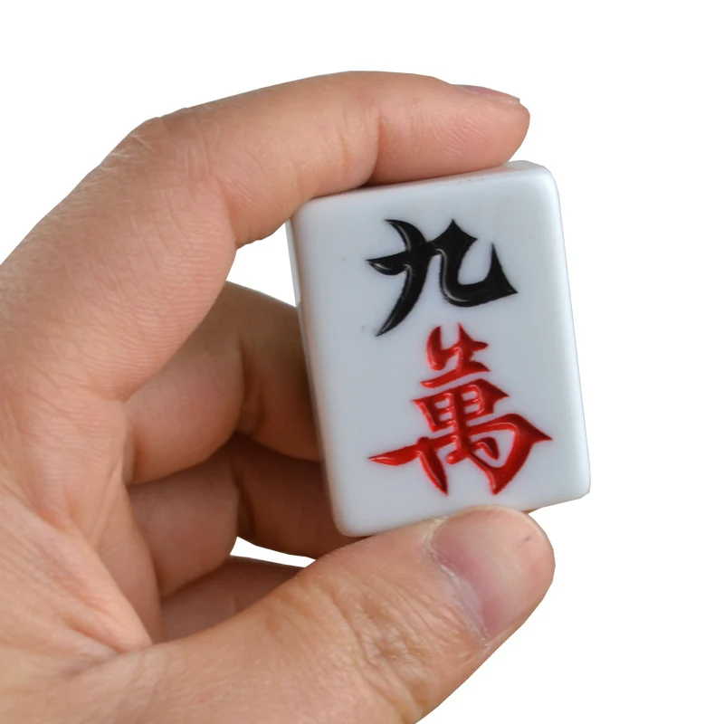 
 Заводская поставка высококачественный Китайский Маджонг набор синяя и зеленая плитка  