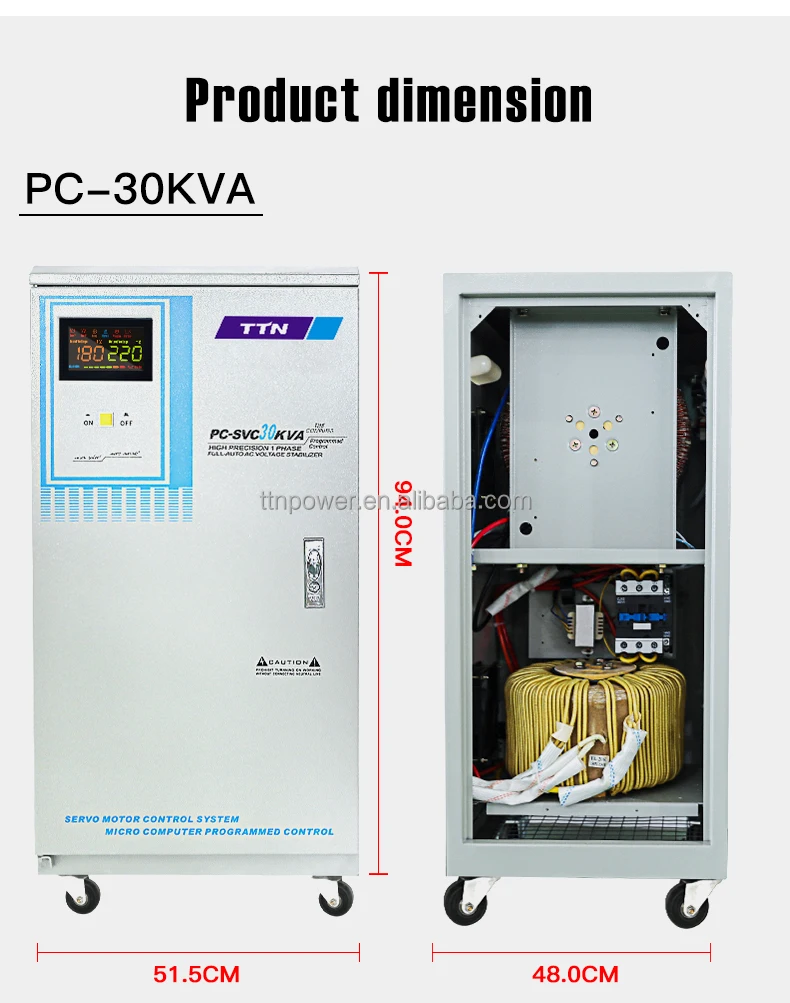 15 Kva Single Phase Static Voltage Regulator Stabilizer Mono Phase 160