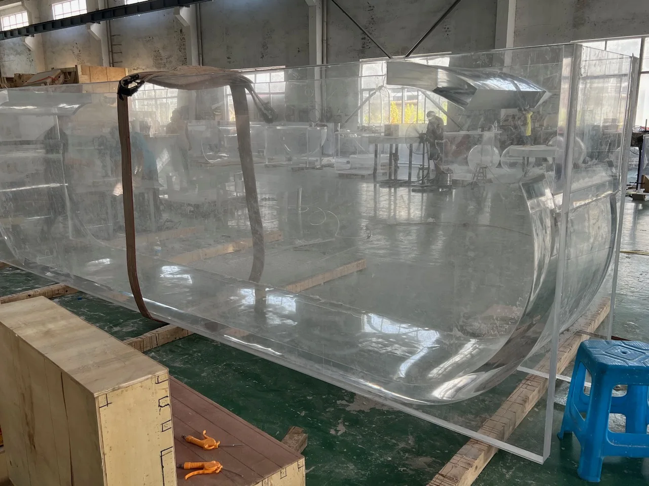 Low Cost Custom Size Transparent Kreisel tank Jelly Fish Aquarium
