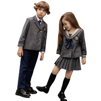 Top Grade High School Uniforms for Girls and Boys - Gray