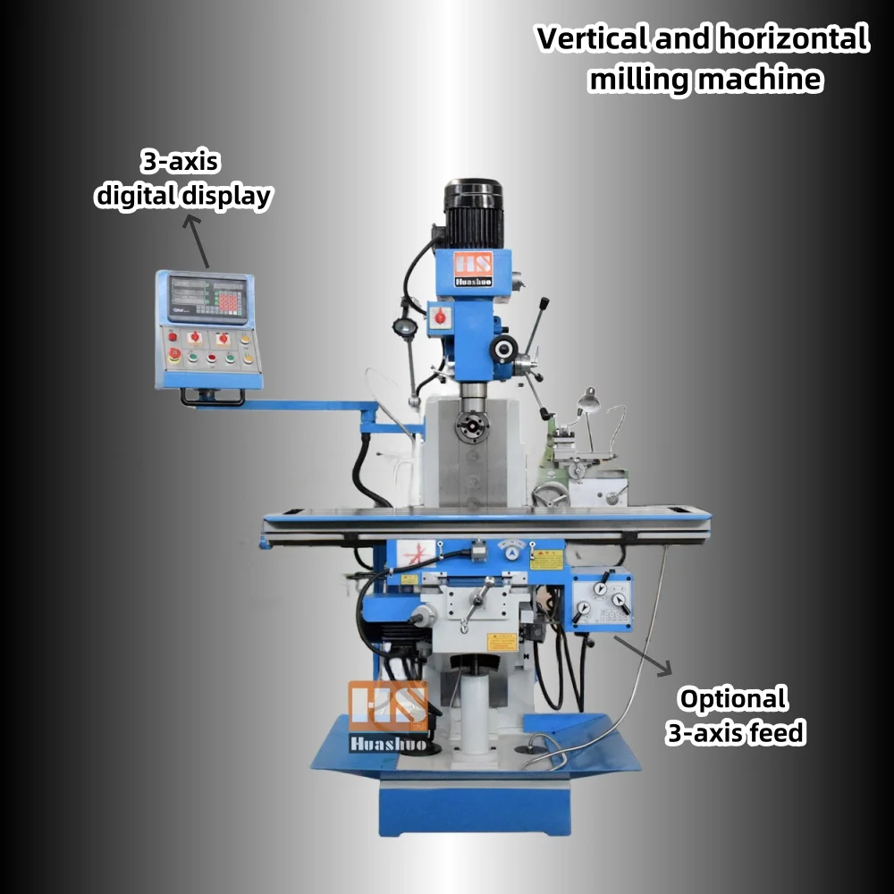 まら ZX32G manual milling and drilling machine with MT3 spindle taper