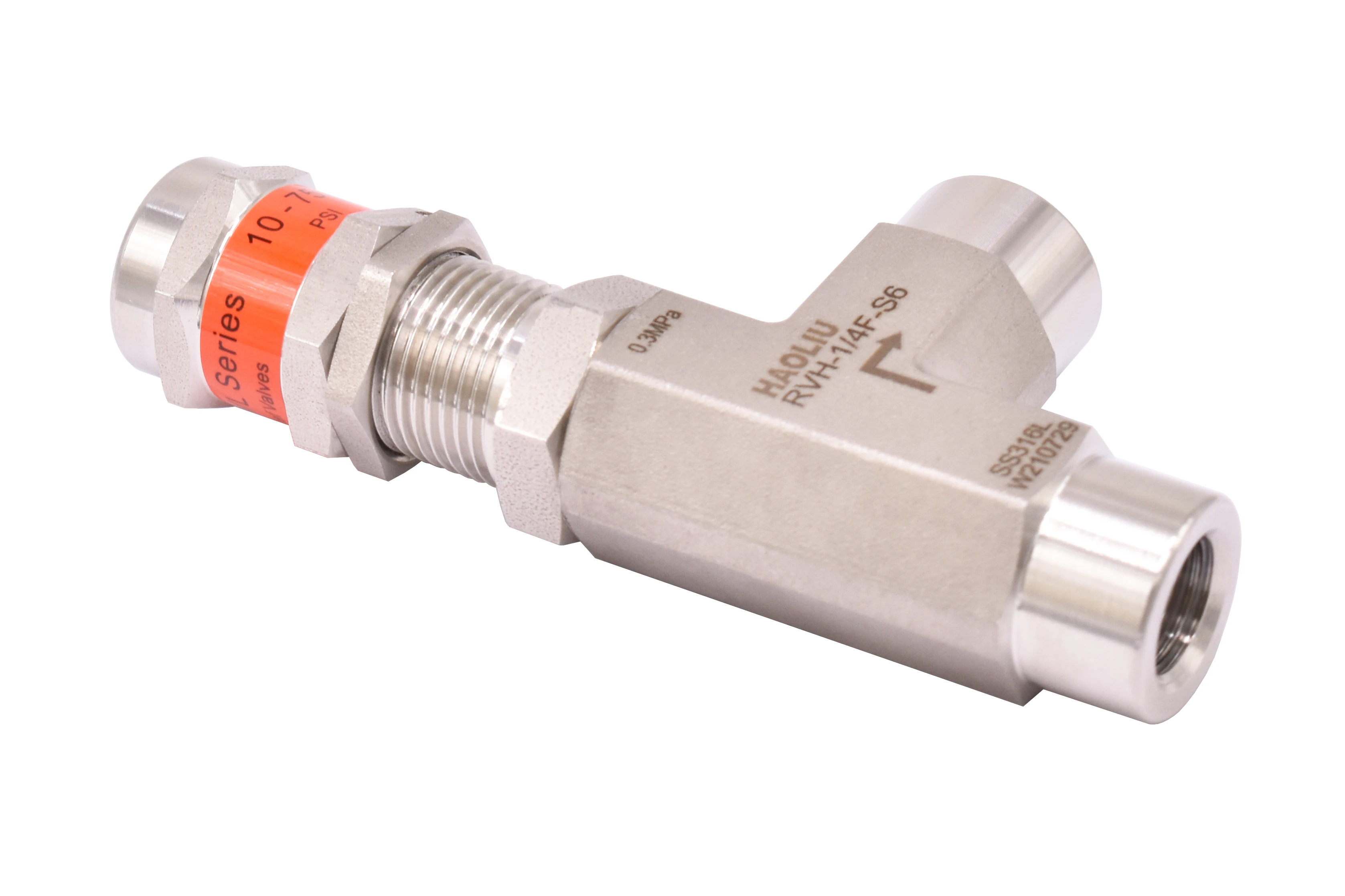 High Pressure 316 Stainless Steel Safety Relief Valve Female Right