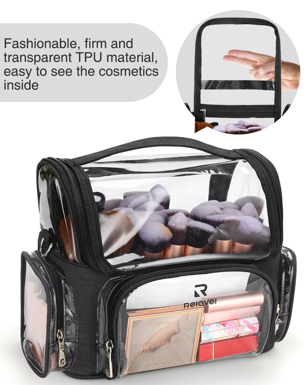 eyeshadow palette travel bag
