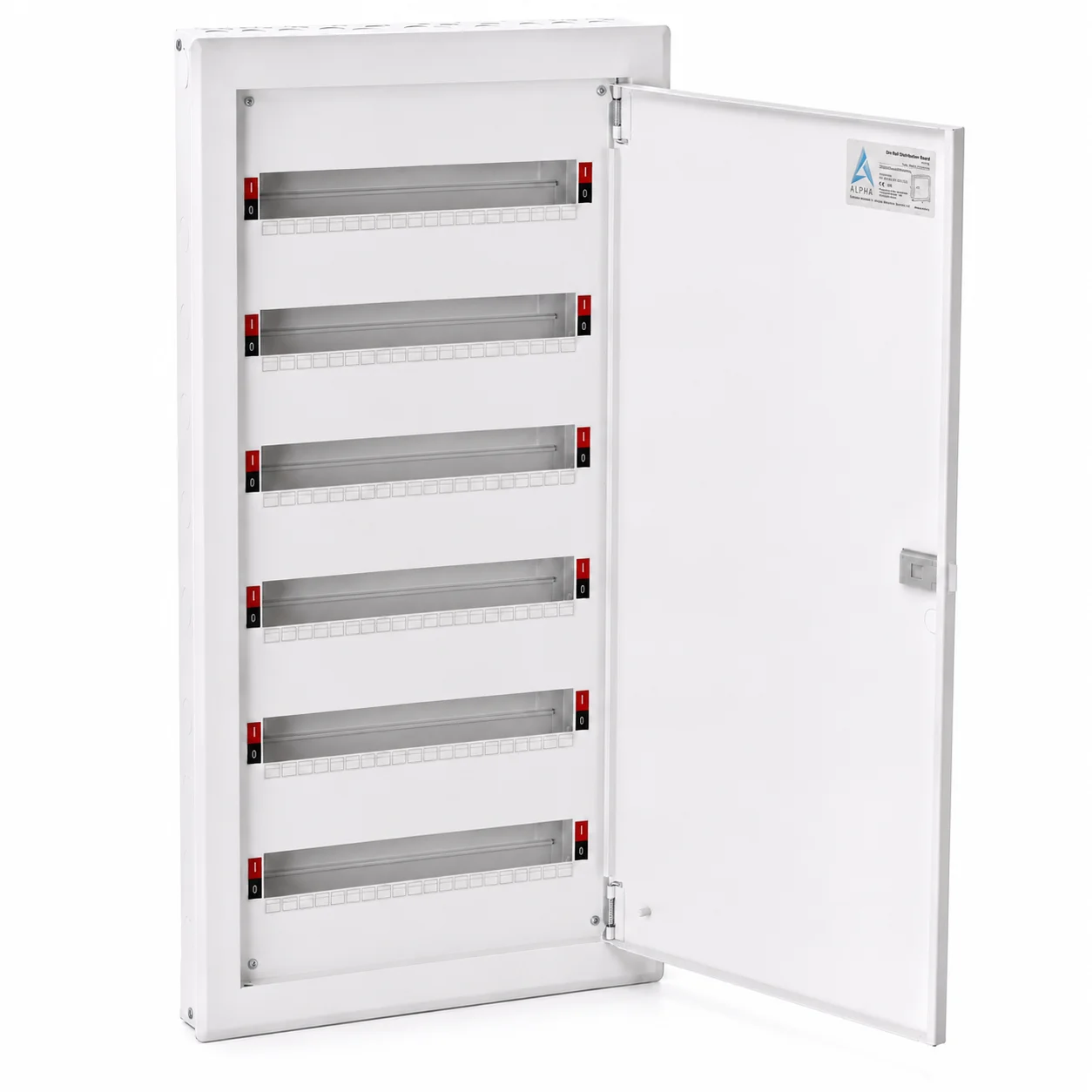 B&J 5R20 Way IP41 Waterproof Metal Distribution Board Custom Din Rail MCB Circuit Breaker Box Surface Mounted Switchboard CE