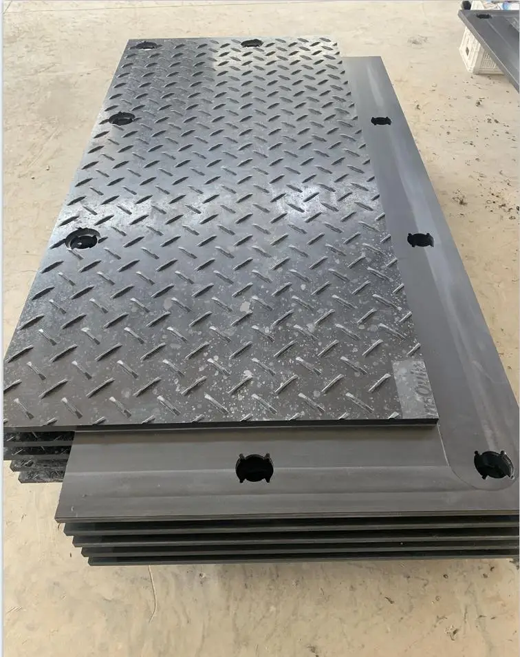 Excavator Ground Protection Mat 4x8 Eco-friendly  Hdpe Construction Mud Mat for Temporary Street