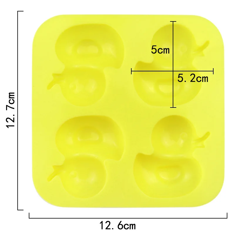 Yellow Duck Kitchen Baking DIY Cartoon Dessert Silicone Cake Mold-Non-Toxic & Reusable details
