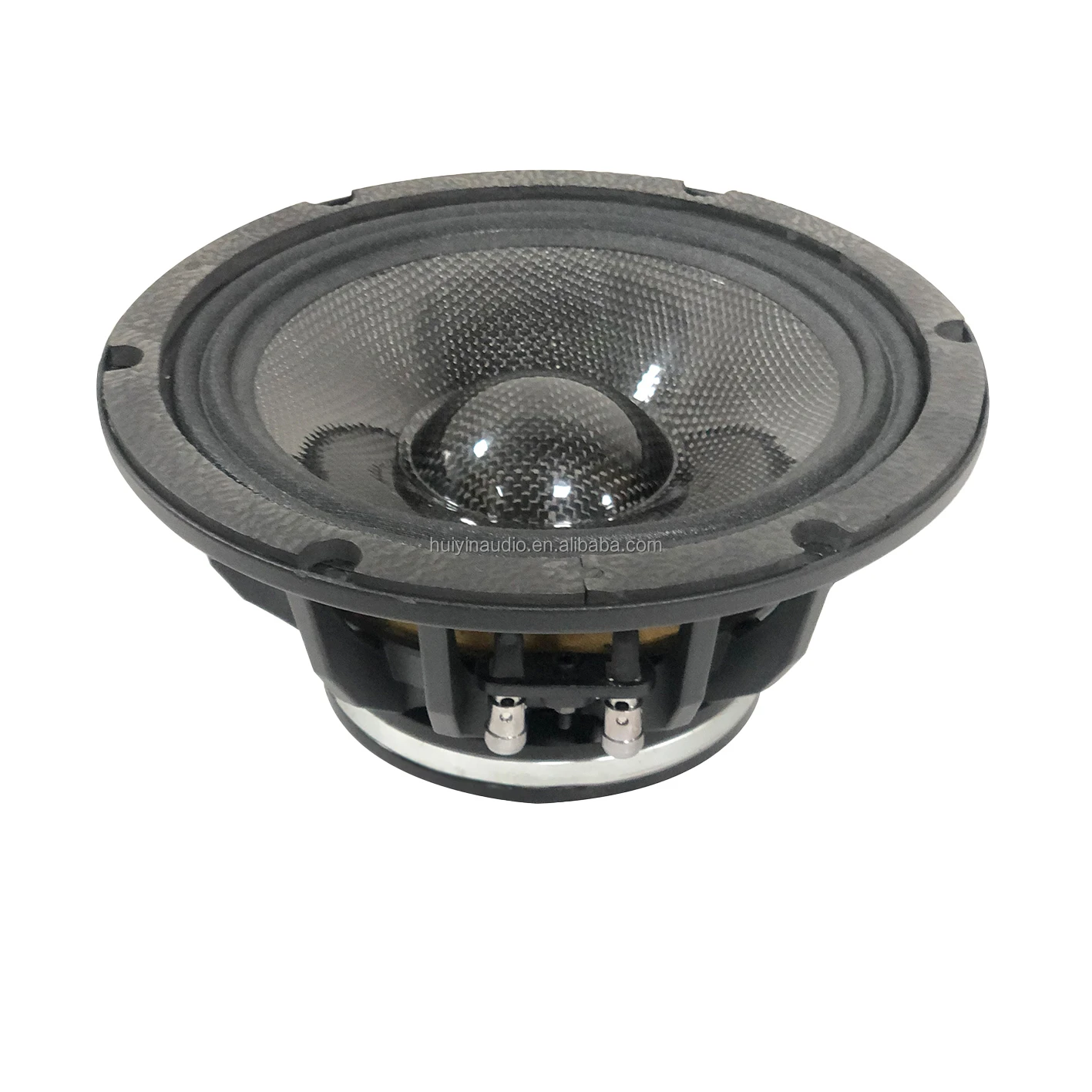 HUIYIN 850-076 Upgrade Version 8 Inch 350W Neodymium Magnet Bright Carbon Fiber Pure Bass Car Stereo Speaker