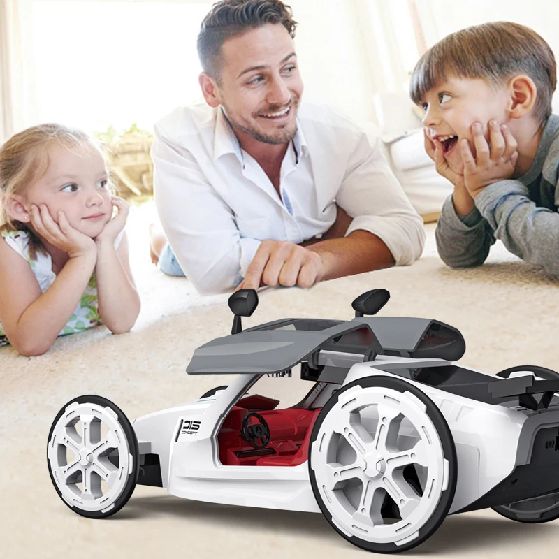 Обучающая игрушка-пазл «стебель» для детей, игрушки «сделай сам», автомобиль на солнечной батарее