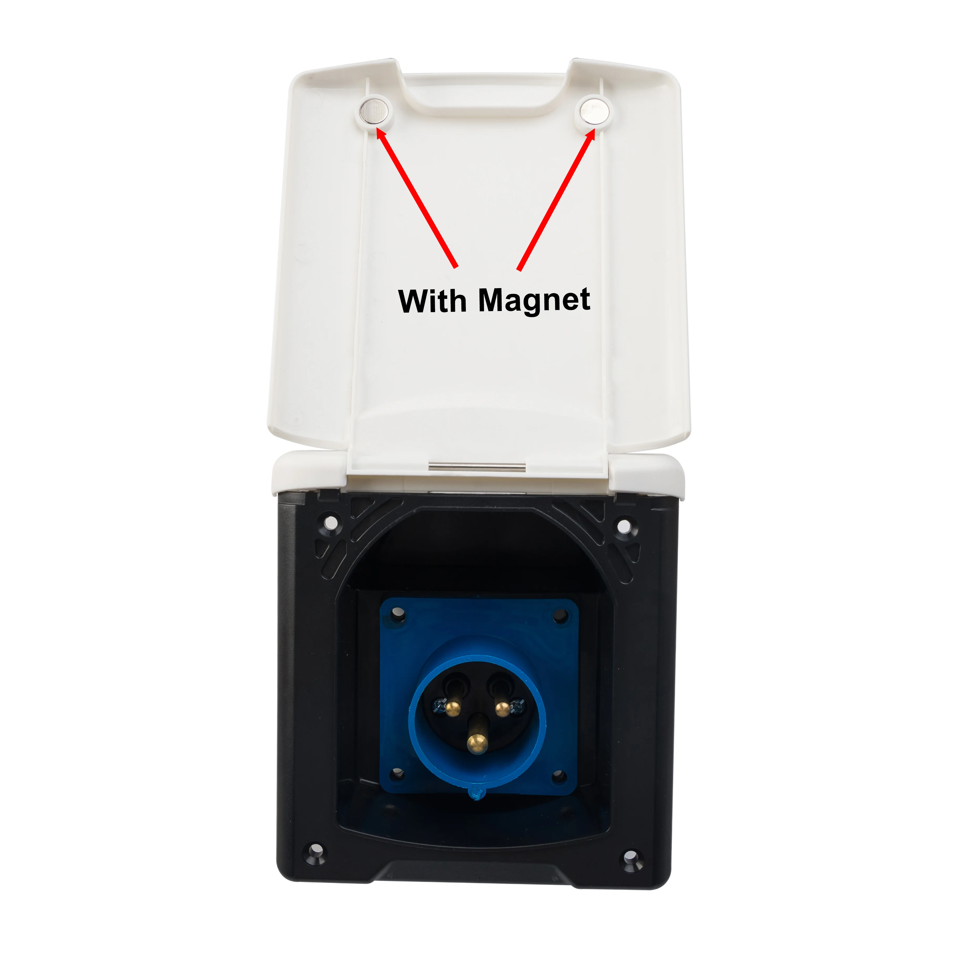 IP44 Waterproof ABS UV Resistance 16A 32A CEE Socket