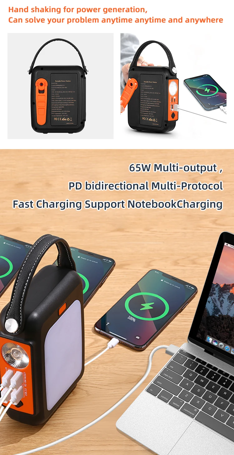 Stw Mini Power Bank 20000mah Fast Charging Free Shipping Portable Slim Pd 100w For Macbook Pro 2882