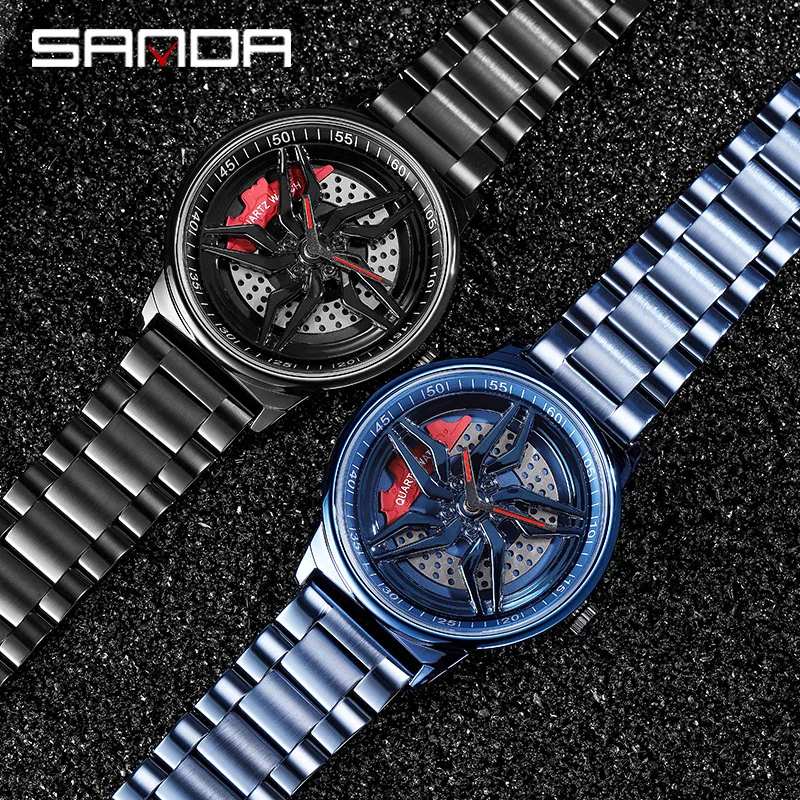 SANDA P1062 Wristwatch - Custom Quartz Watches for Men