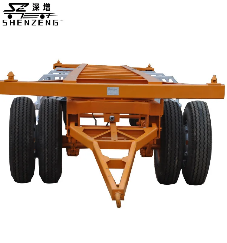 Truck Trailer Use 2 Axle Container Trailer Chassis for Sale