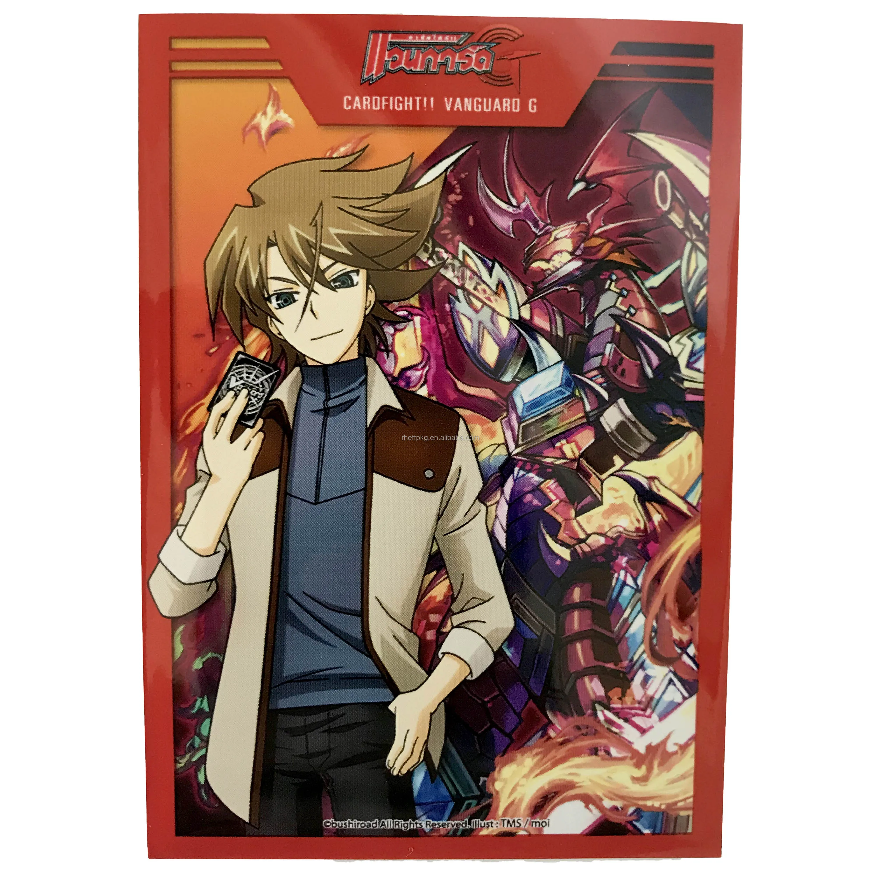 Rhett Brand Fashion Style PP Material Customized Size Laminated Card  Sleeves & Holder for Game Cards Made in CN/GUA
