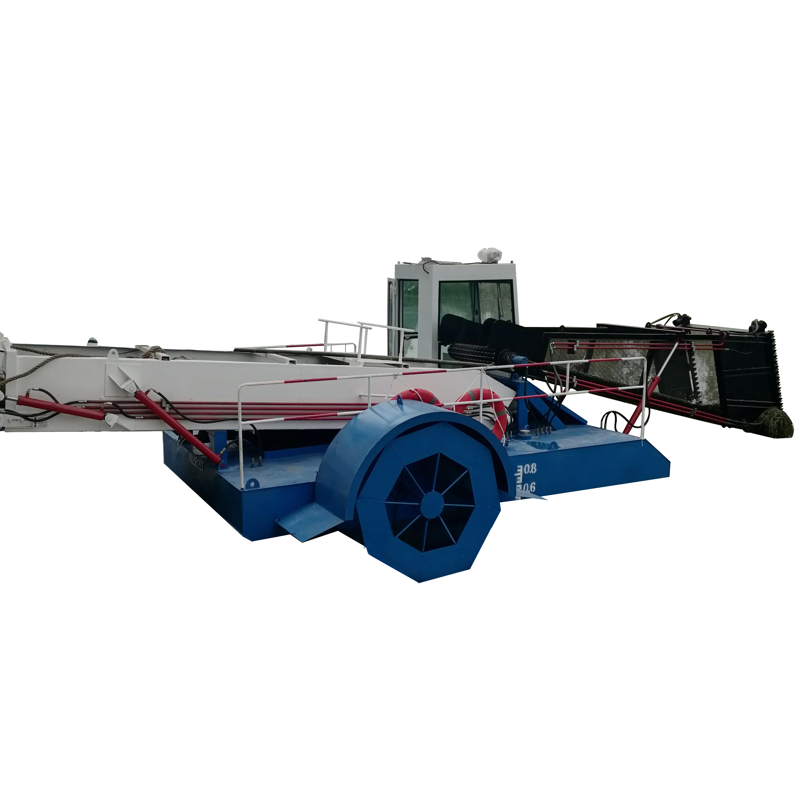 Машина для резки водных сорняков/лодка очистки рек/уборочный комбайн водной