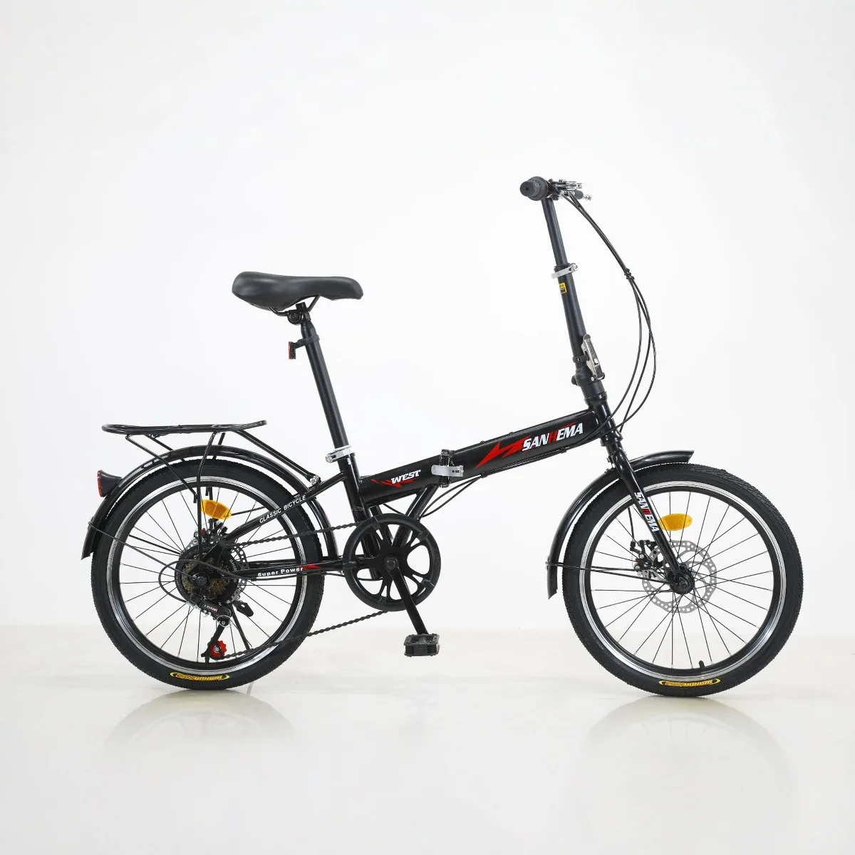 20-inch Folding Hybrid Trek Mtb Mini Spinning Bmx Fixed Gear