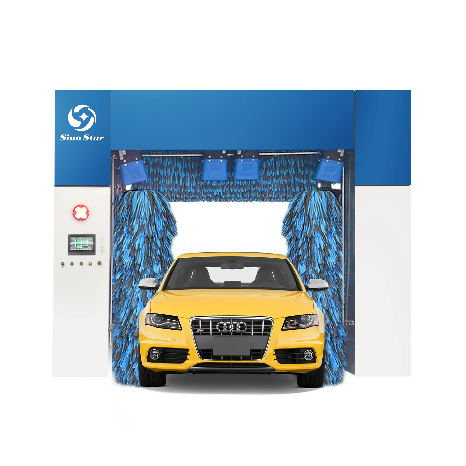 Automatic Car Wash Machine Fully Automated with Brush Rollover Car Washer Auto Wash Equipment for Sale C7