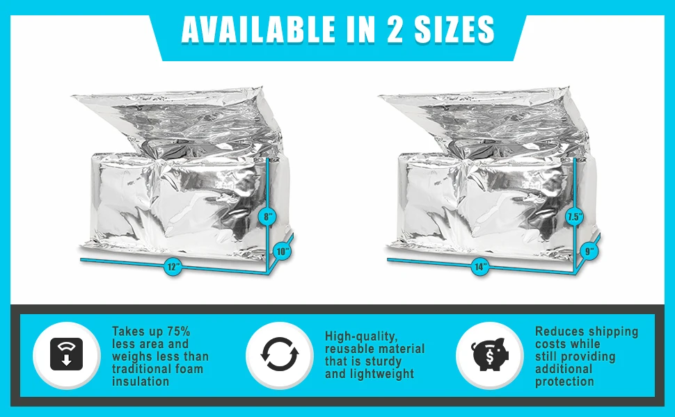 Recyclable Insulated Box Liner Biodegradable Cold Chain Box Liners