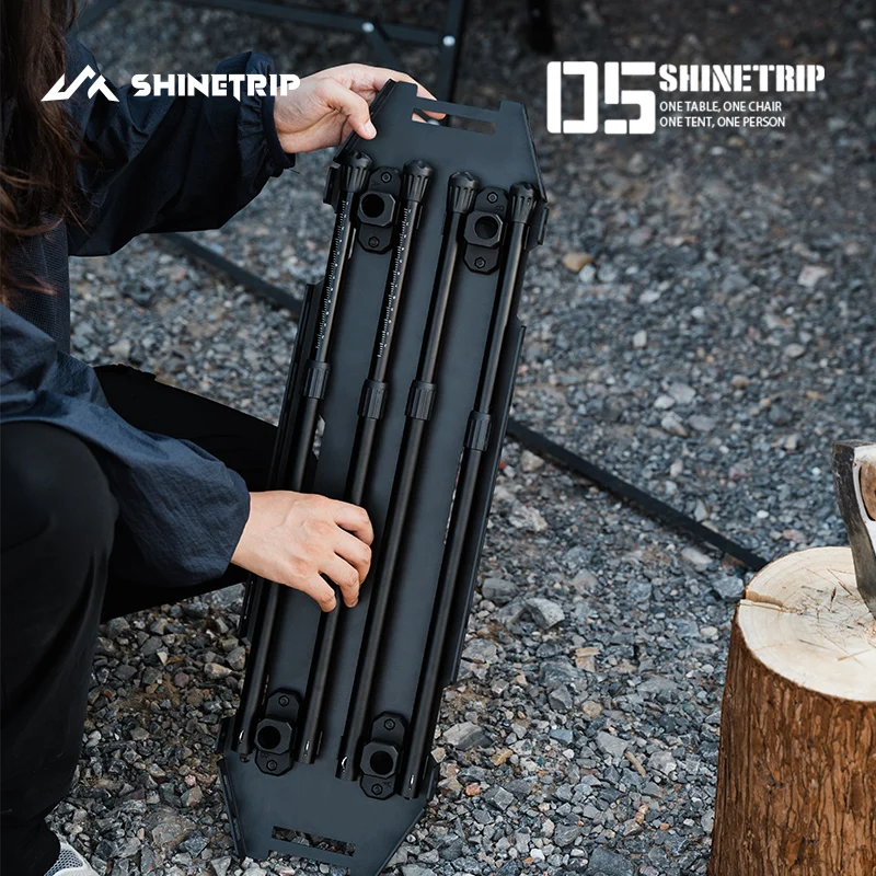 アルミニウム製キャンプテーブル,折りたたみ式,SHINETRIP-05シリーズ ShineTrip Outdoor 05 タクティカルシステム アルミ折りたたみテーブル