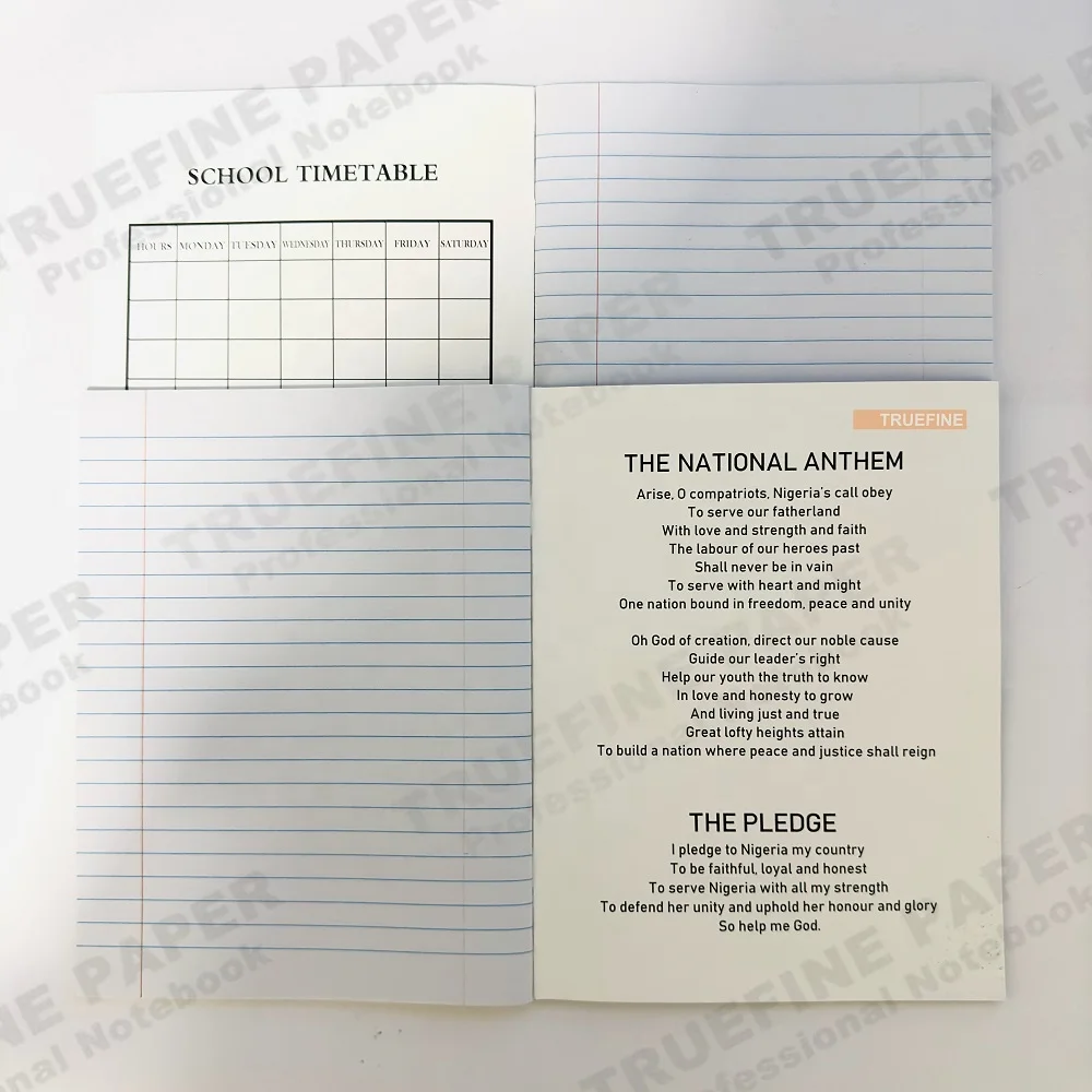 Cheap Primary School Notebooks Single Line Rule Notebook School Exercise Book for Nigeria