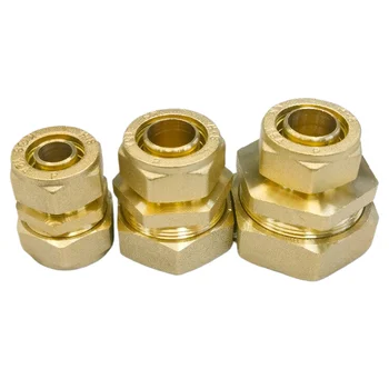 Refrigerator Spare Parts Brass Copper Fitting Flare Union