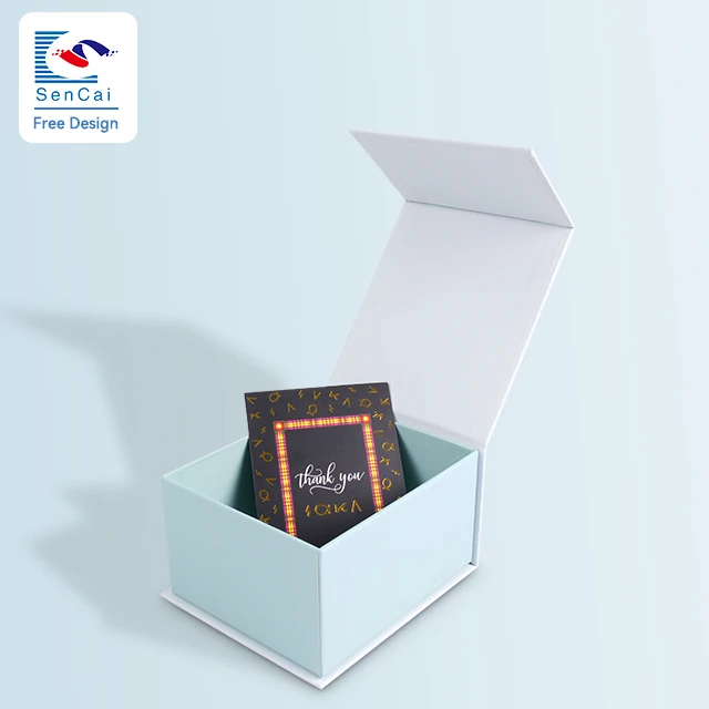 Factory Price Jewelry or Bracelet Boutique Unfoldable Book Shape Cardboard Box With Magnet Cardboard With Logo supplier