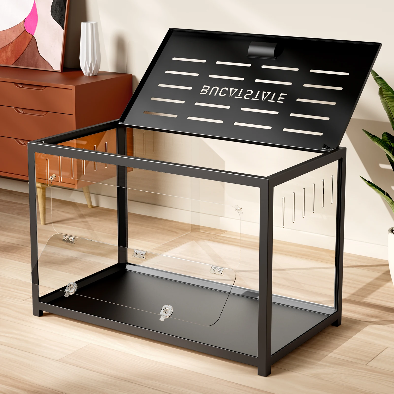 Bucatstate 80cm Assemble Metal Animal Pet Cages - Large Space