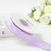 38mm light purple polka dot wavy edge [10 yards]