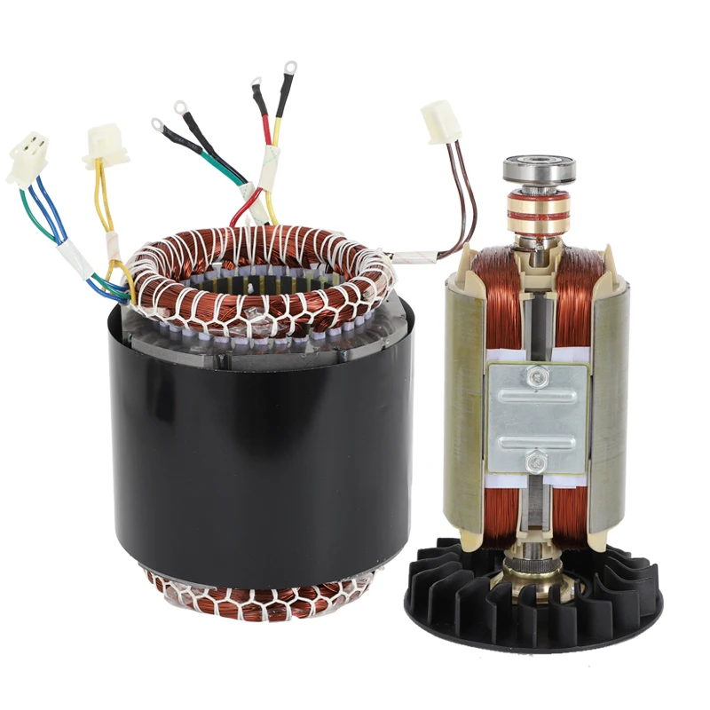 Three-Phase Diesel/Gasoline Generator Stator Rotor Motor Assembly 5KW/6KW/7KW/8KW Coils Assembly Manufacturer