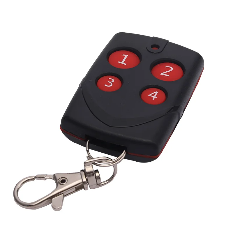 Duplicator Remote Control 433mhz Plastic Cloning Remote Control Learning Type 4 Buttons Wireless Remote for Gates