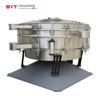 High Precision PE Powder Separating Sieve Machine Circular Tumbler Vibrating Screen Sifter for Food and Chemical Industries