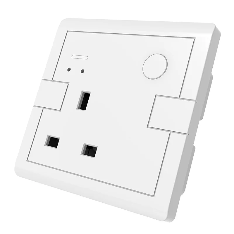 customize smart wall socket plug au eu us design shell packaging and power monitor functions