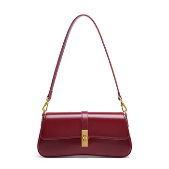 Customization New High Quality Ladies HandBag Elegance Shoulder Bag Women's Plain Color Crossbody Bags
