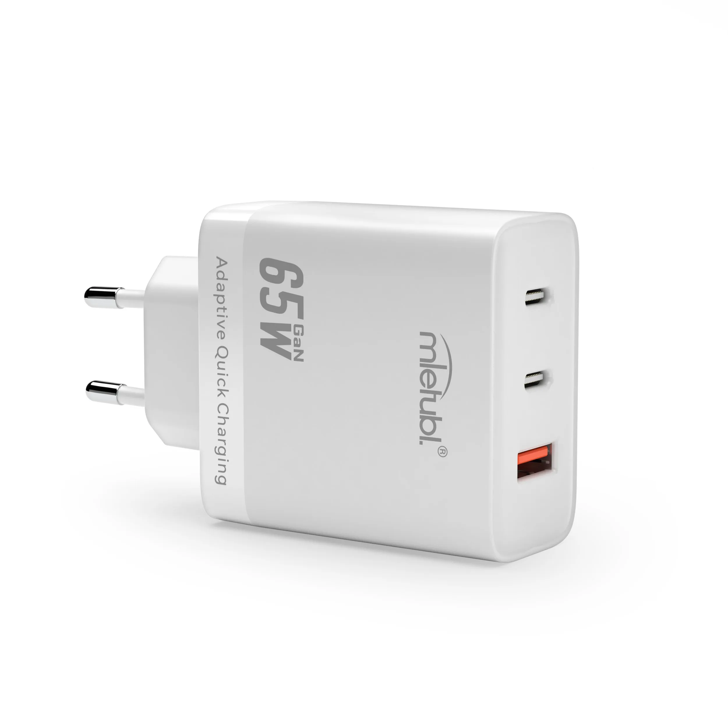 65W GaN Charger USB-C USB-A Triple Ports Fast 30W 45W 65W Smart Cable Mobile Phones Smart Watches Cameras Available UK AU Logo