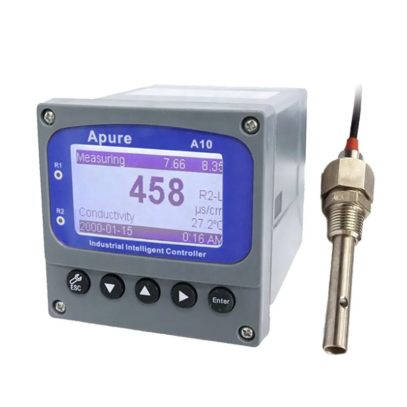Apure Online pH ORP EC Conductivity Meter Controller Control Dosing Pump