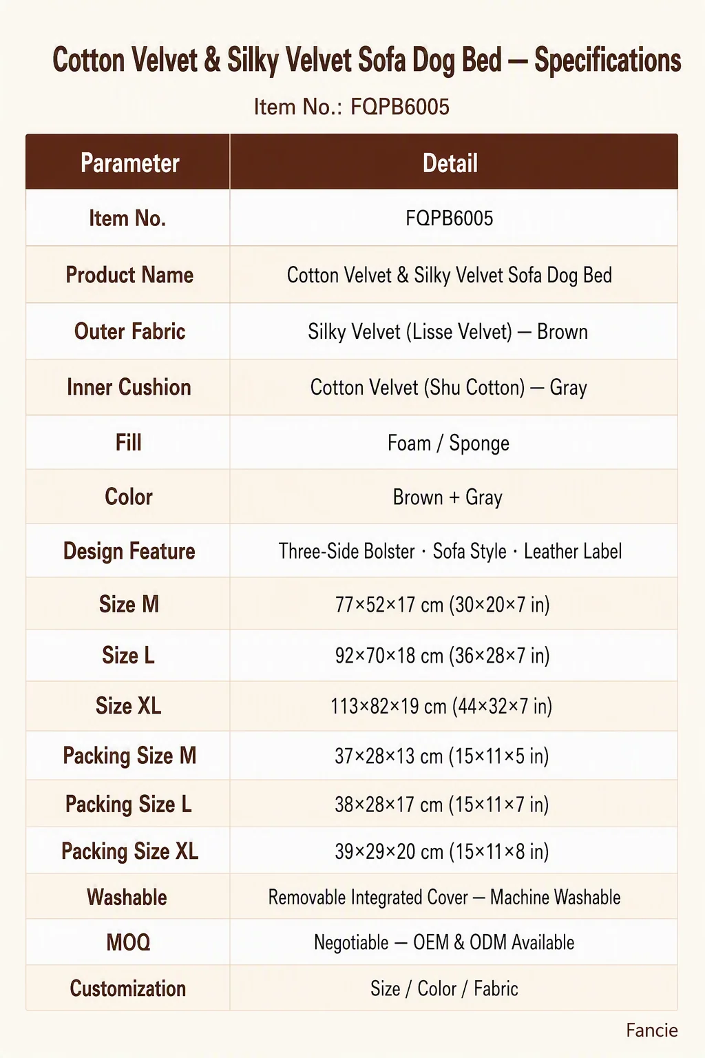 Luxury Velvet Sofa Dog Bed Orthopedic — Product details 3