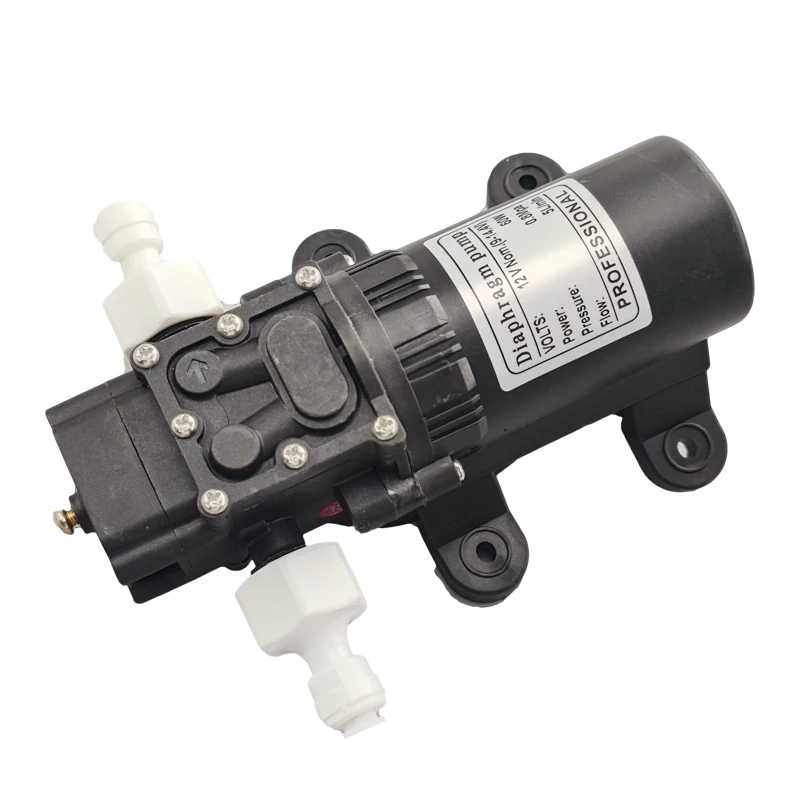 12V DC 60W Electric Micro Diaphragm Pump for Outdoor Water Sprayer Misting System Fog Machine