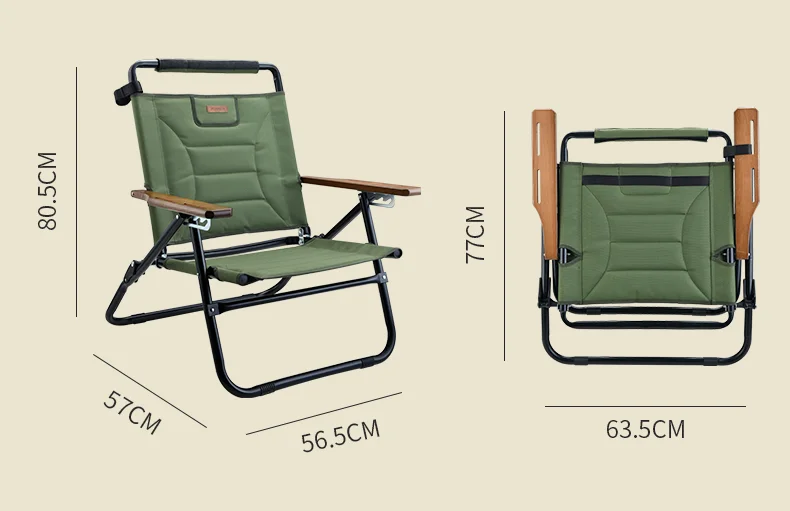 Hispeed One Stop Solution Fold Camp Chair 4 Position Adjustable